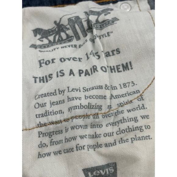 Levi Strauss & Co. Men’s 514 Straight Fit Jeans in Dark Wash – Size 30 x 32 - Picture 5 of 6